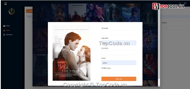 Đặt vé xem film,Đặt vé online,NodeJS